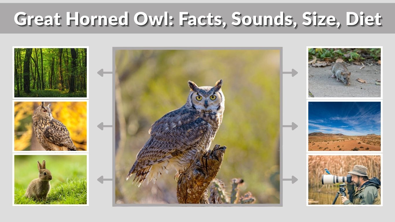 Great Horned Owl: Facts, Sounds, Size, Diet, Habitat & Behavior Guide