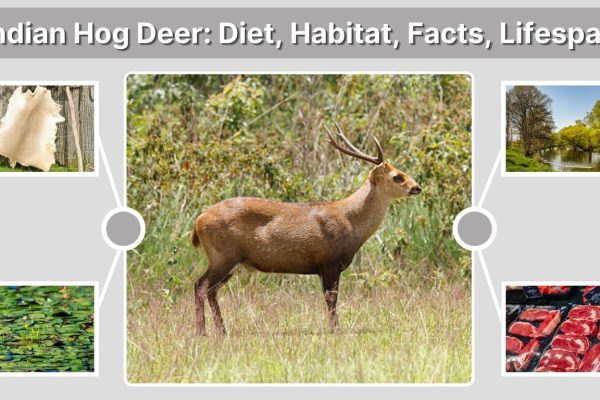 Indian Hog Deer: Diet, Habitat, Facts, Lifespan & Identification