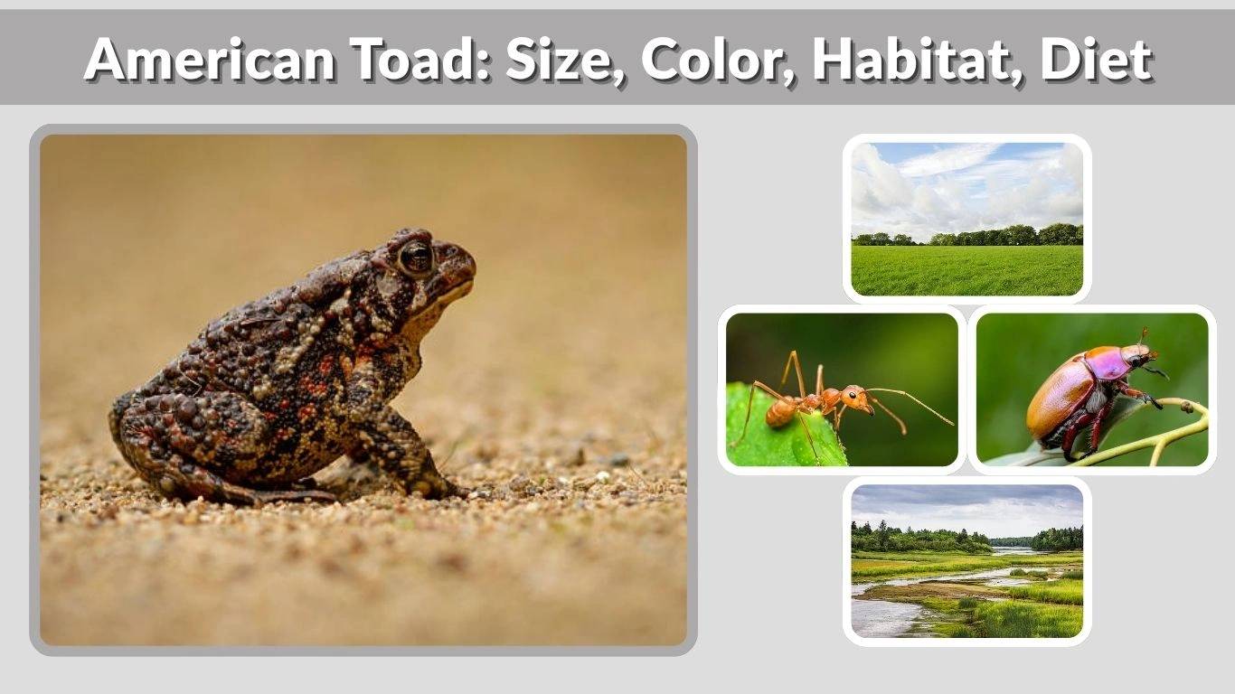 American Toad: Size, Color, Habitat, Diet, and Lifecycle