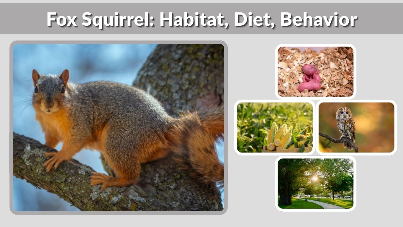 Fox Squirrel: Habitat, Diet, Behavior, and Fascinating Facts