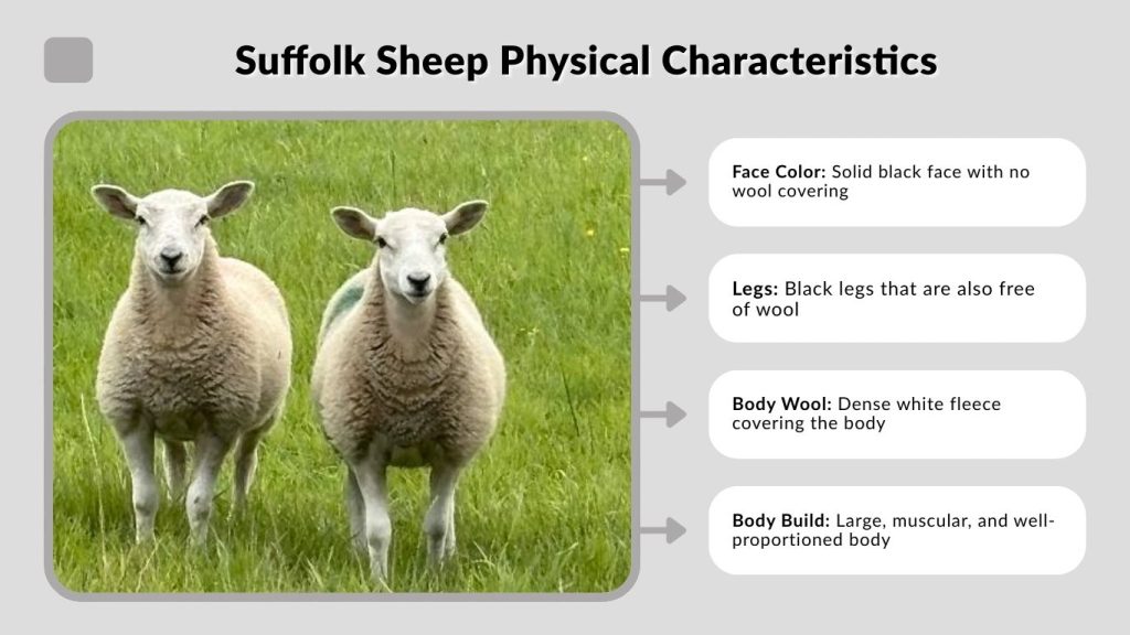 Suffolk Sheep Physical Characteristics