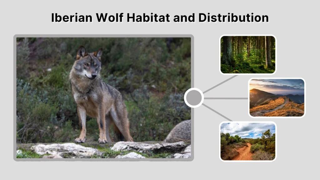Iberian Wolf Habitat and Distribution