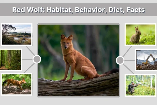 Red Wolf Habitat, Behavior, Diet, Facts  and Conservation
