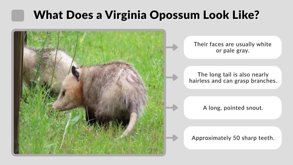 What Does a Virginia Opossum Look Like?