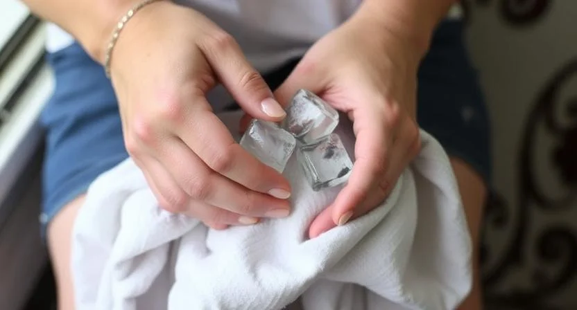 Applying a Cold Compress Bed Bug Bites