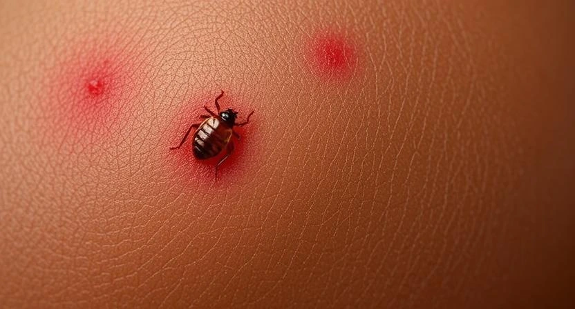 Bed Bug Bites on Dark Skin