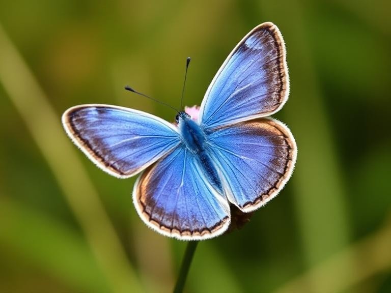 Long-tailed Blue is a blue butterfly