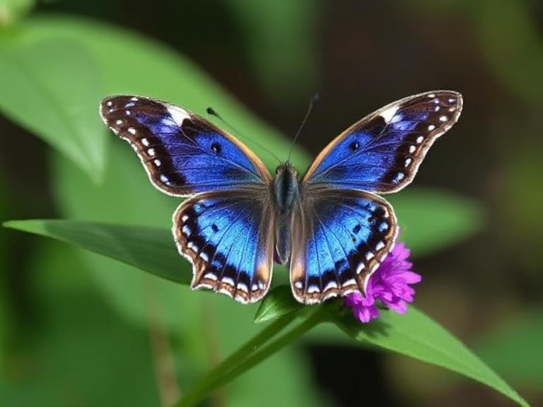 Mexican Blue wing is a blue butterfly