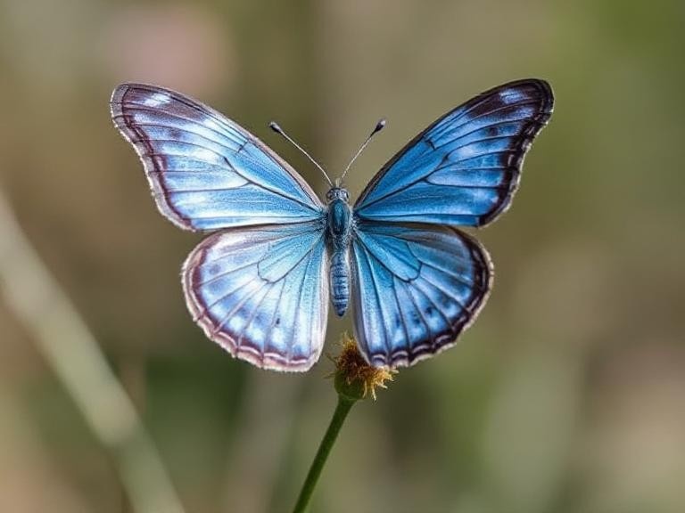 Silvery Blue is a blue butterfly