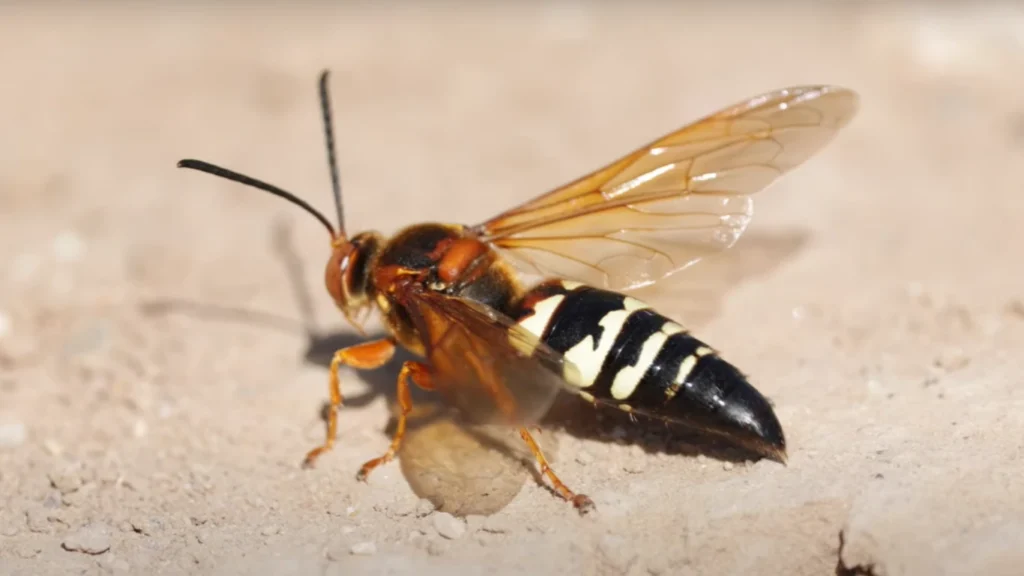 Life Cycle of Cicada Killer Wasp