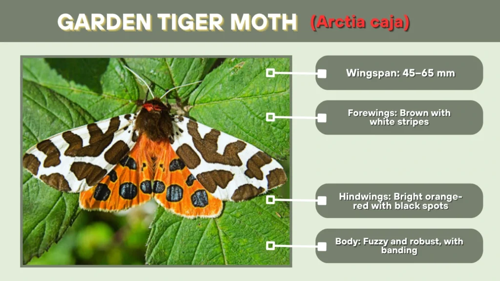 Garden Tiger Moth (Arctia caja)