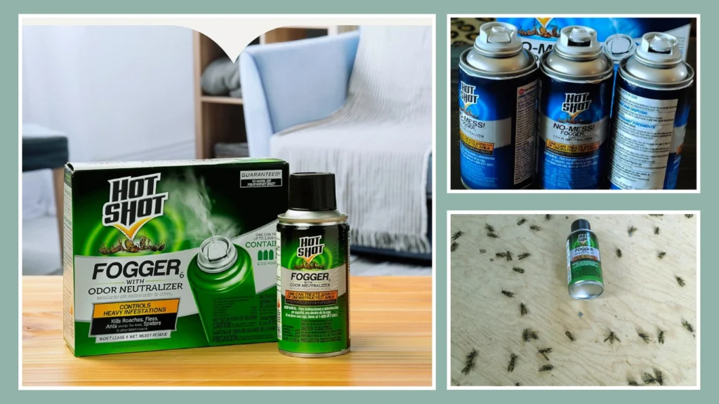 Hot Shot No‑Mess Fogger with Odor Neutralizer (3‑Pack)