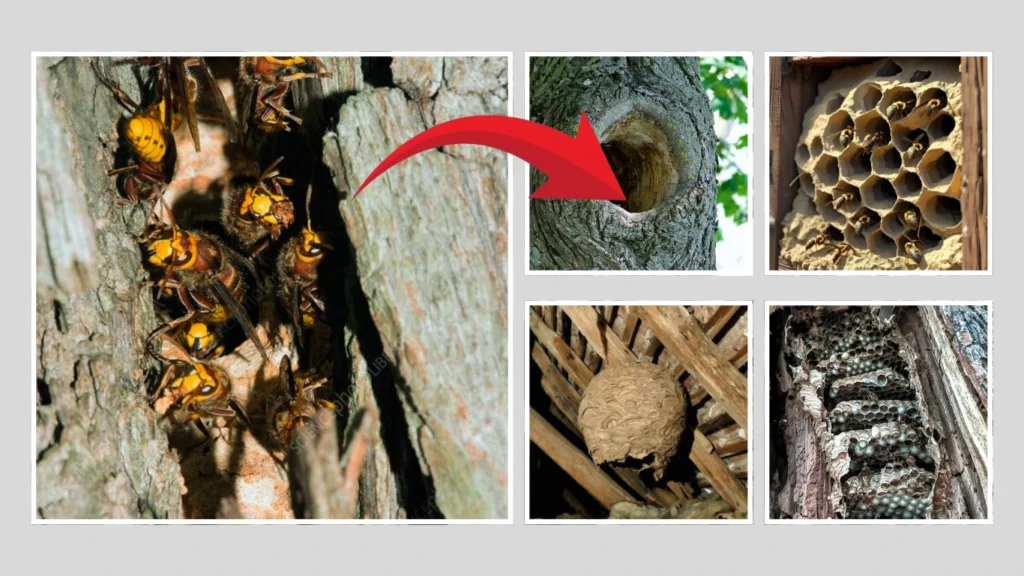 European hornets Nesting & Range