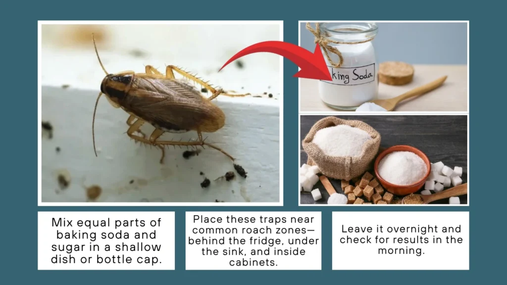Use Baking Soda and Sugar Trap