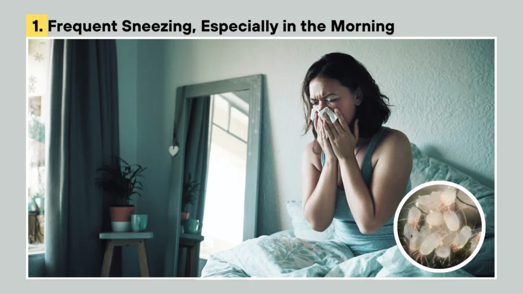 1. Frequent Sneezing, Especially in the Morning