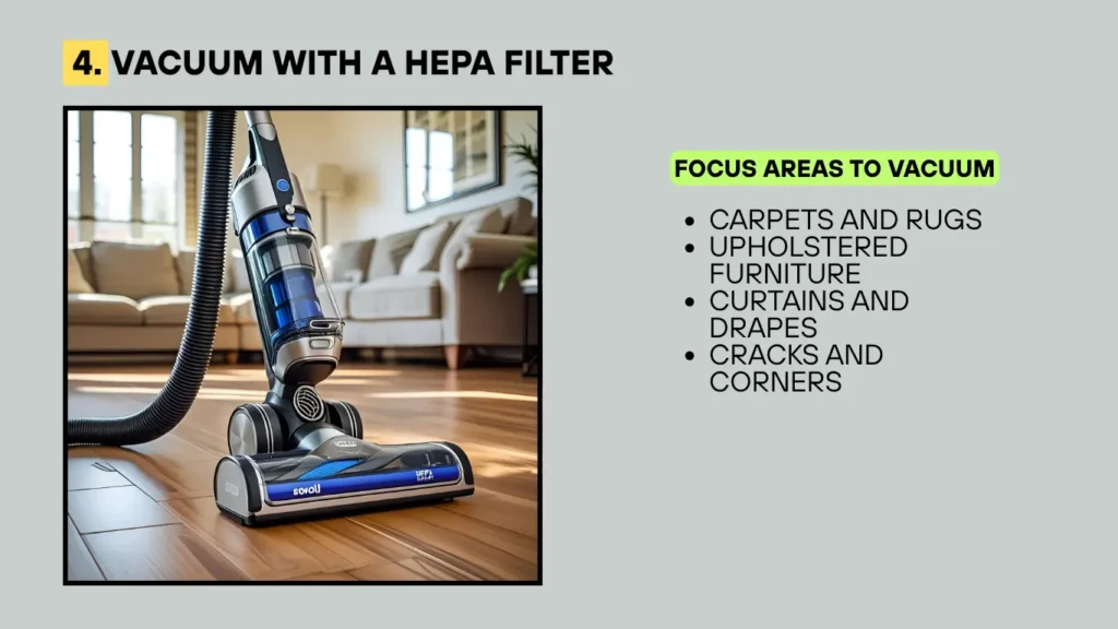 4. Vacuum With a HEPA Filter