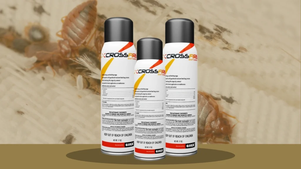 Crossfire Bed Bug Aerosol with USA Supply Gloves (17 oz)