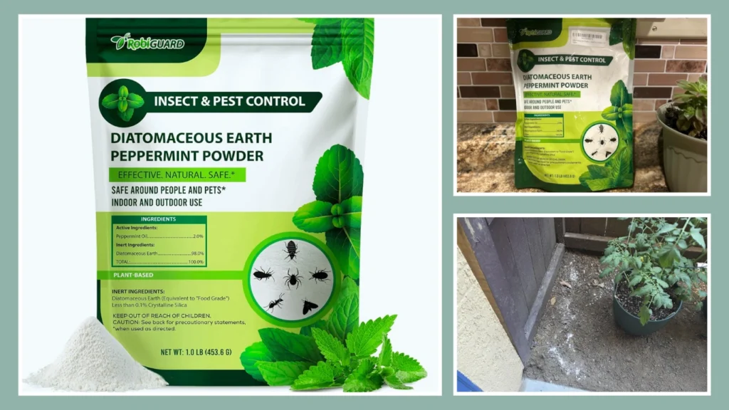 Diatomaceous Peppermint Powder – Crawling Insect Control