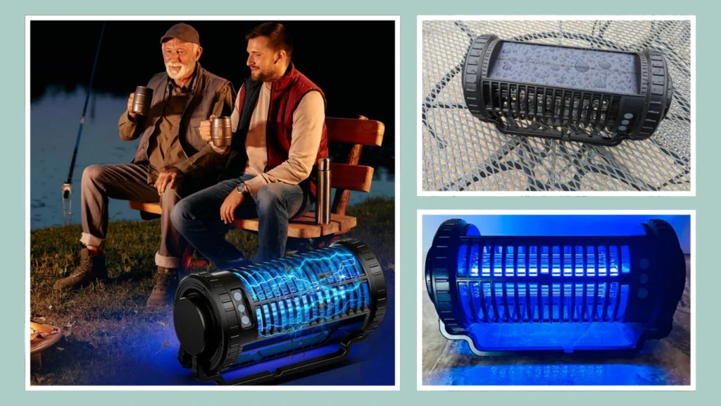 Effective Solar-Powered Mosquito Zapper Outdoor Lantern – B0DSGCDBQP