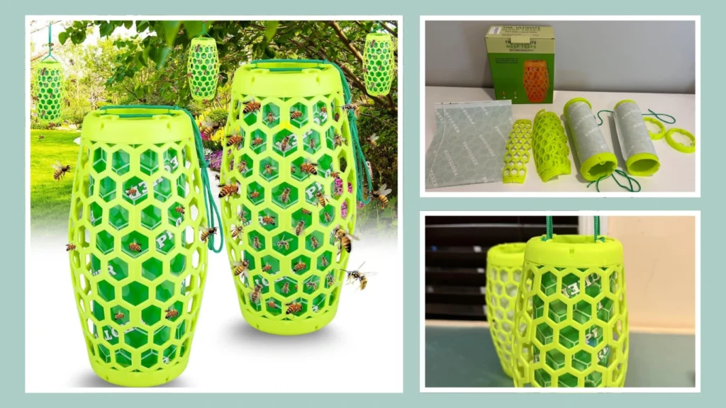 JNKNT Wasp Trap – Bee Catcher with Hanging Cord