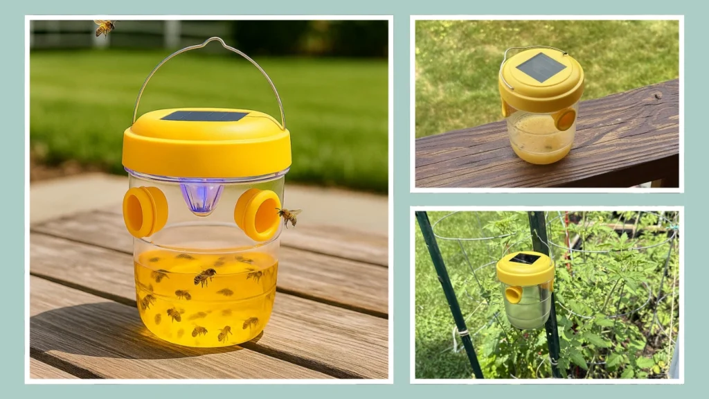Reusable Outdoor Wasp Trap – Effective Deterrent for Carpenter Bees and Wasps