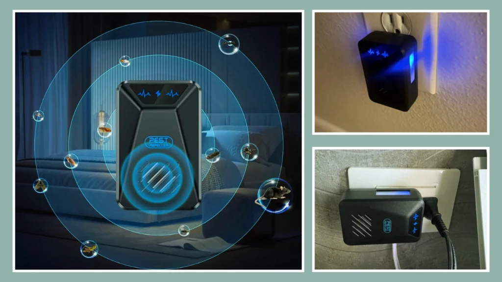 Ultrasonic Repeller – Electronic Pest Control (Warehouse Style)