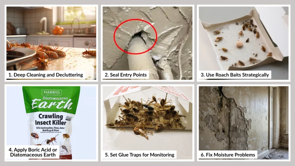 7 Effective Methods to Get Rid of Roaches Permanently