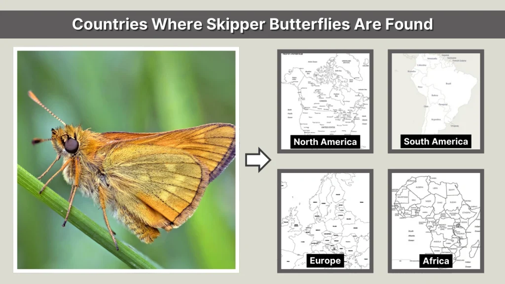 Countries Where Skipper Butterflies Are Found