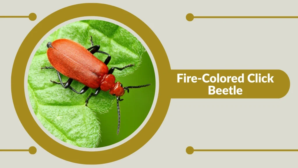Fire-Colored Click Beetle