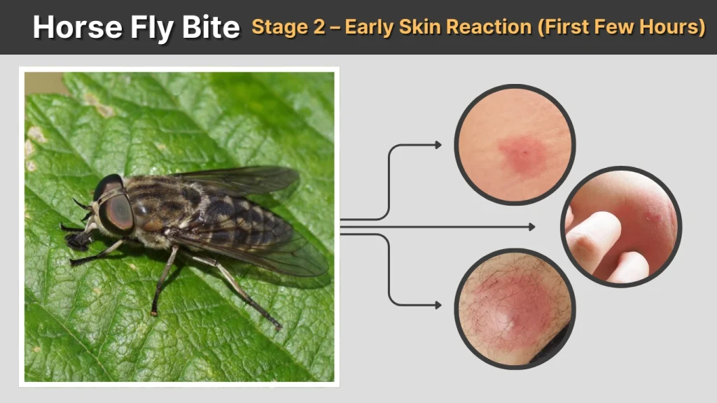 Stage 2 – Early Skin Reaction (First Few Hours)