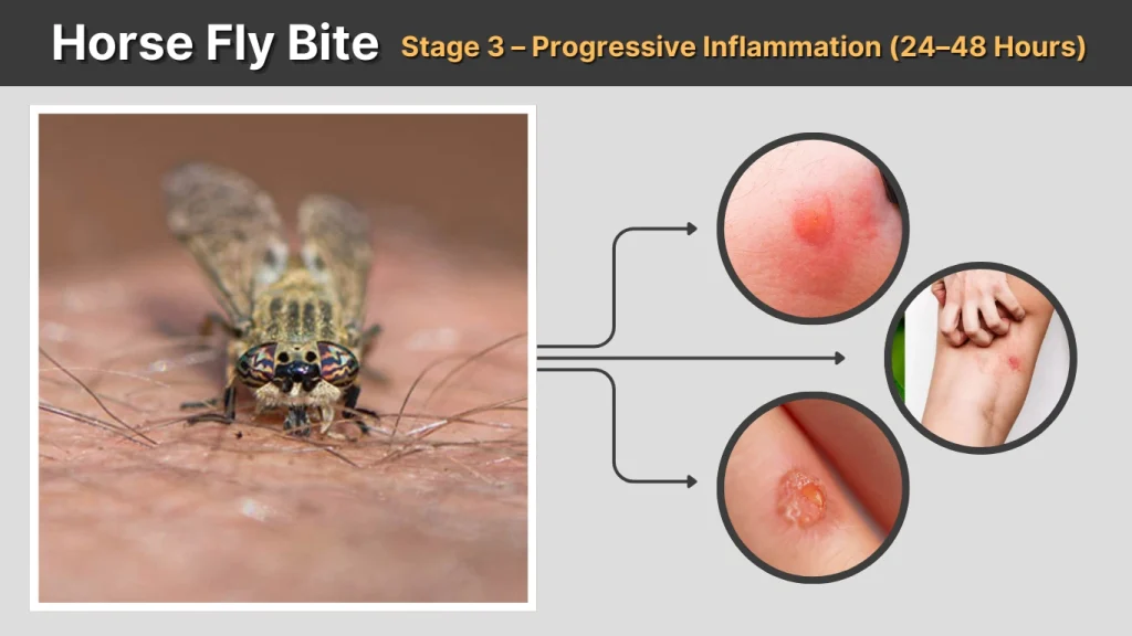 Stage 3 – Progressive Inflammation (24–48 Hours)