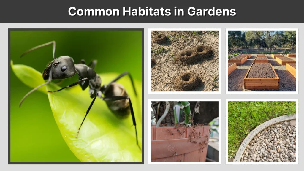 Common Habitats in Gardens