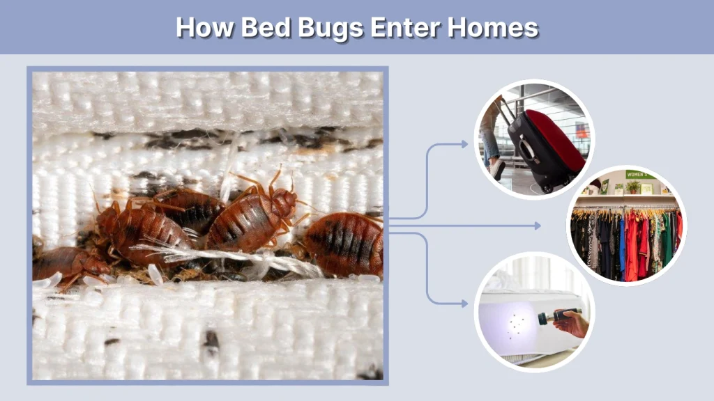 How Bed Bugs Enter Homes