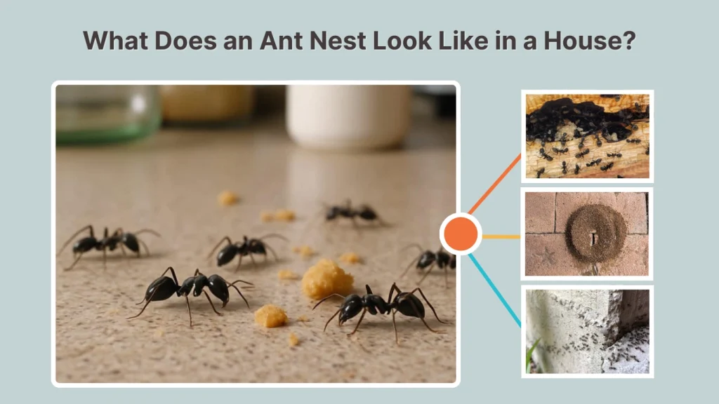 What Does an Ant Nest Look Like in a House