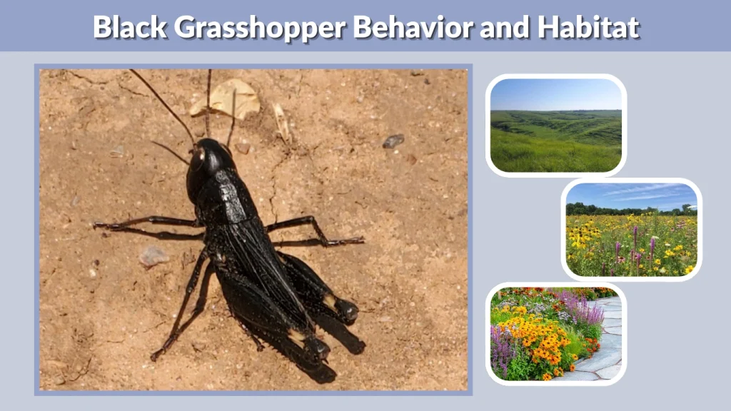 Black Grasshopper Behavior and Habitat