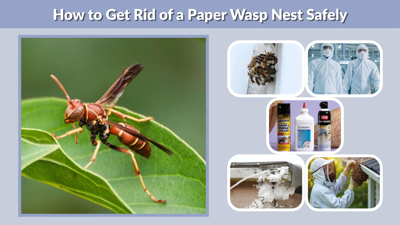 How to Get Rid of Paper Wasps Safely and Effectively