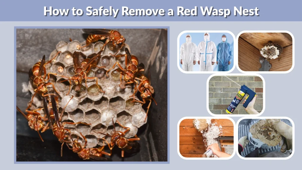 How to Safely Remove a Red Wasp Nest