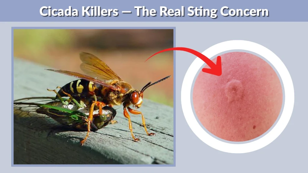 Cicada Killers — The Real Sting Concern