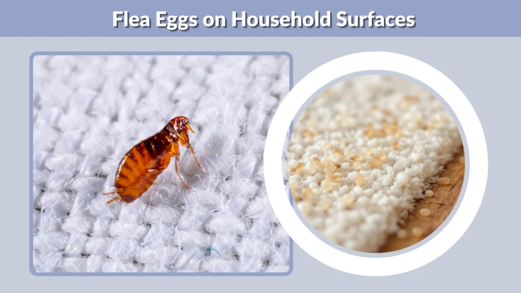 Flea Eggs on Household Surfaces