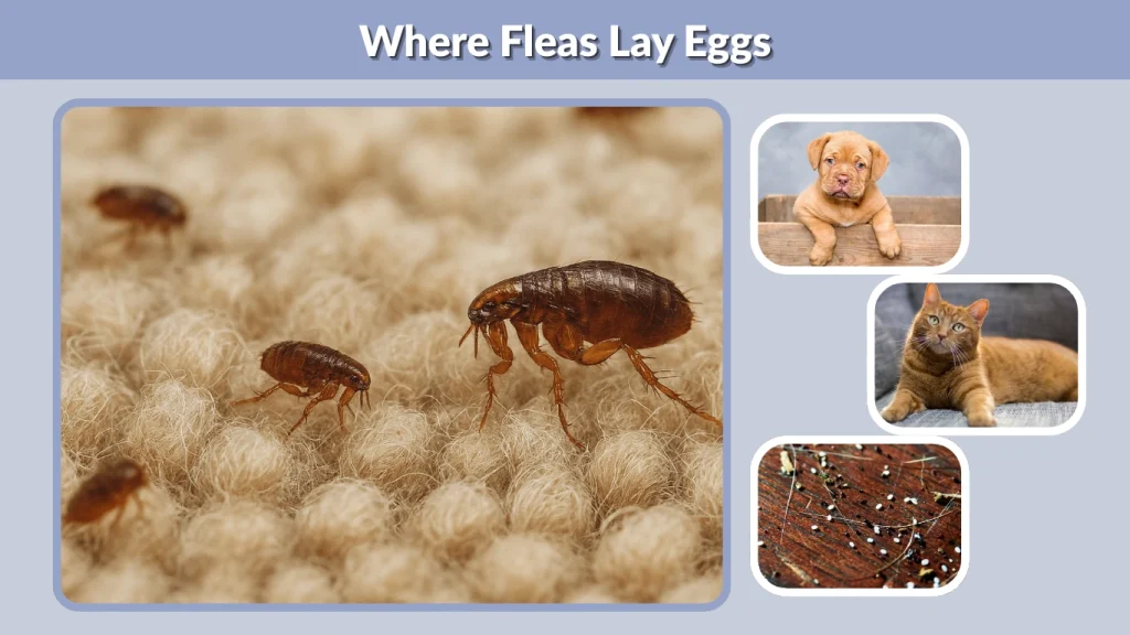 Where Fleas Lay Eggs