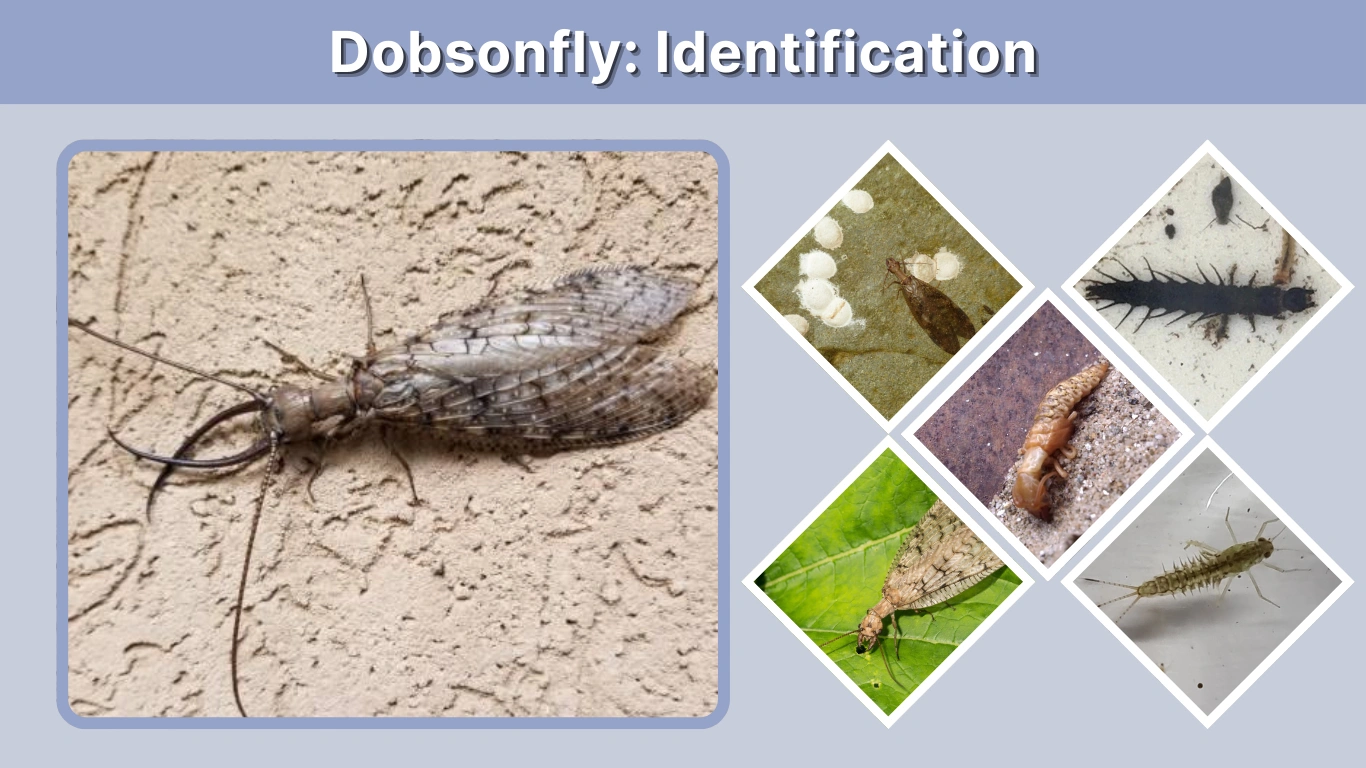 Dobsonfly Identification, Life Cycle, Larvae, Habitat & Facts