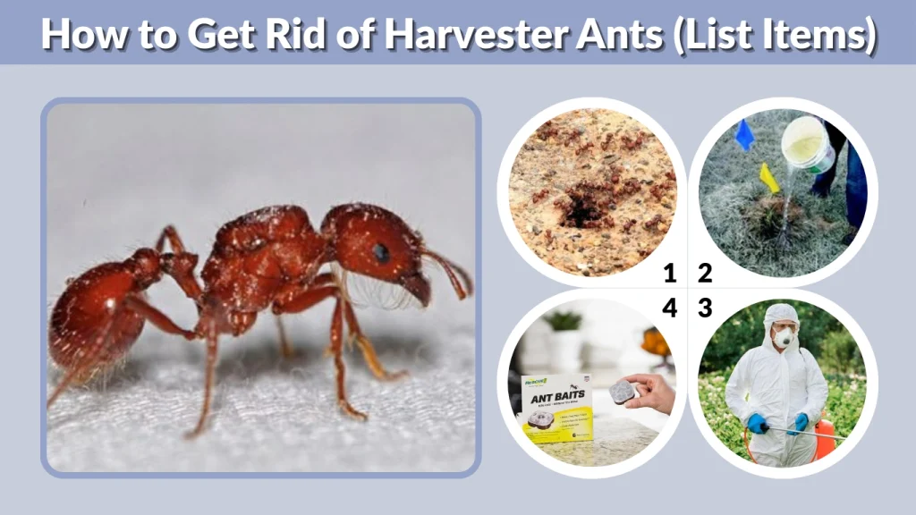 How to Get Rid of Harvester Ants (List Items)