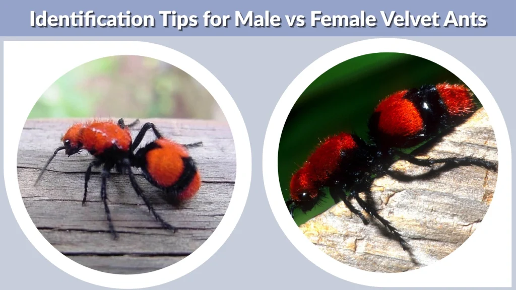 Identification Tips for Male vs Female Velvet Ants