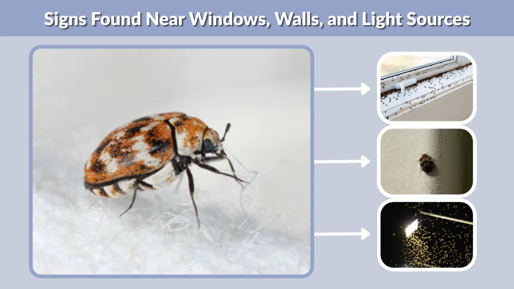 Signs Found Near Windows, Walls, and Light Sources