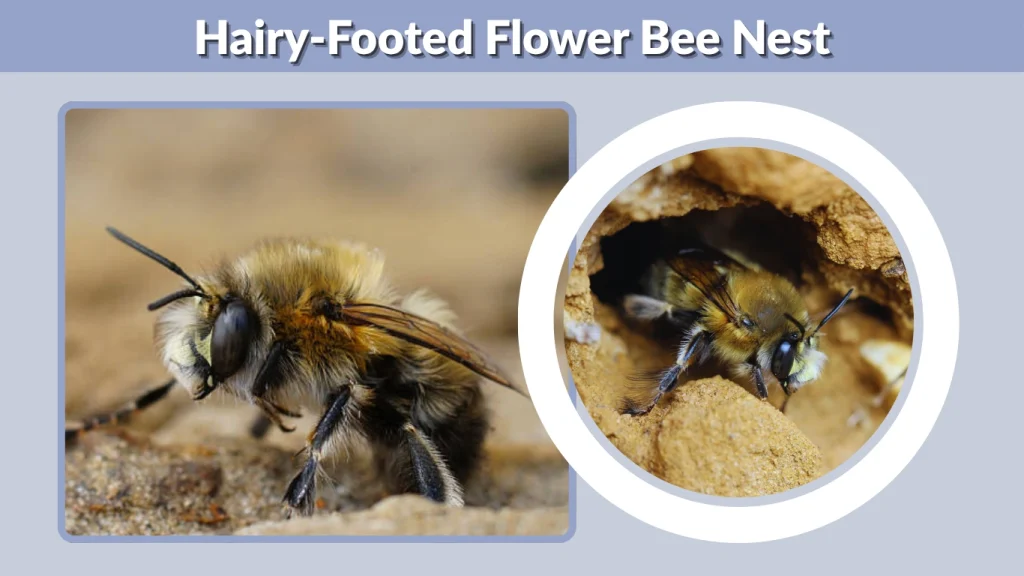 Hairy-Footed Flower Bee Nest