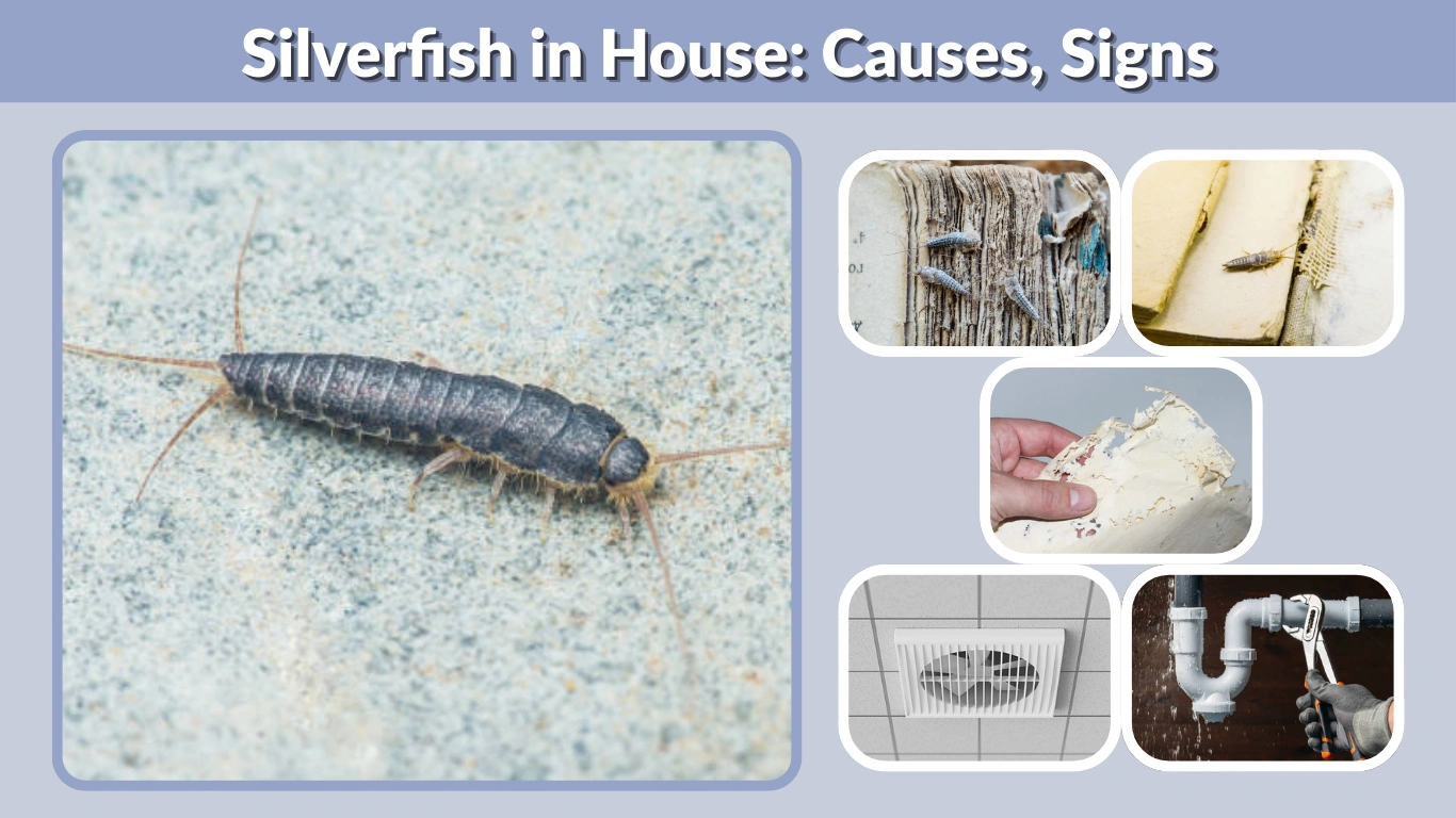 Silverfish in House Causes, Signs, and How to Get Rid of Them