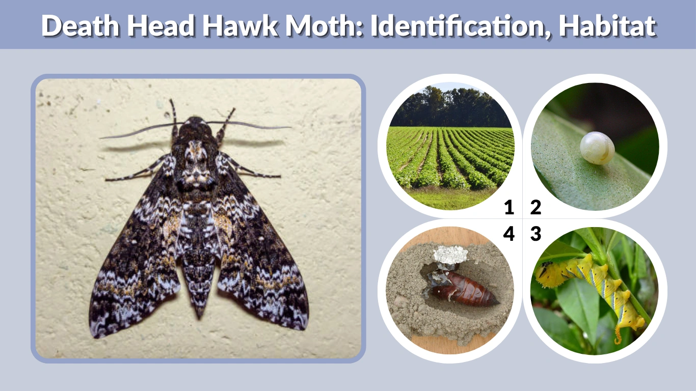Death Head Hawk Moth: Identification, Habitat, Facts & Life Cycle