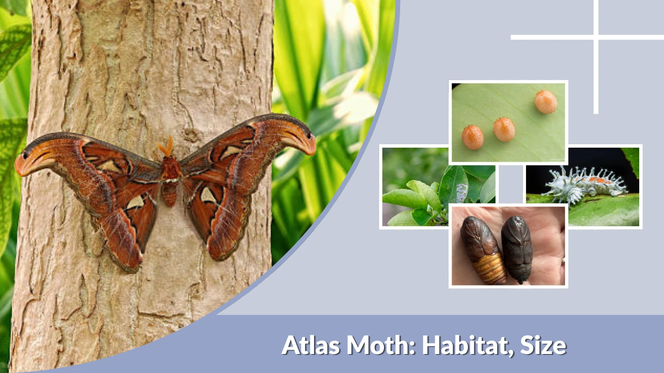 Atlas Moth Habitat, Size, Life Cycle, Lifespan and Facts