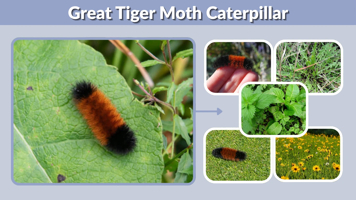 Great Tiger Moth Caterpillar ID, Habitat, Diet and Safety