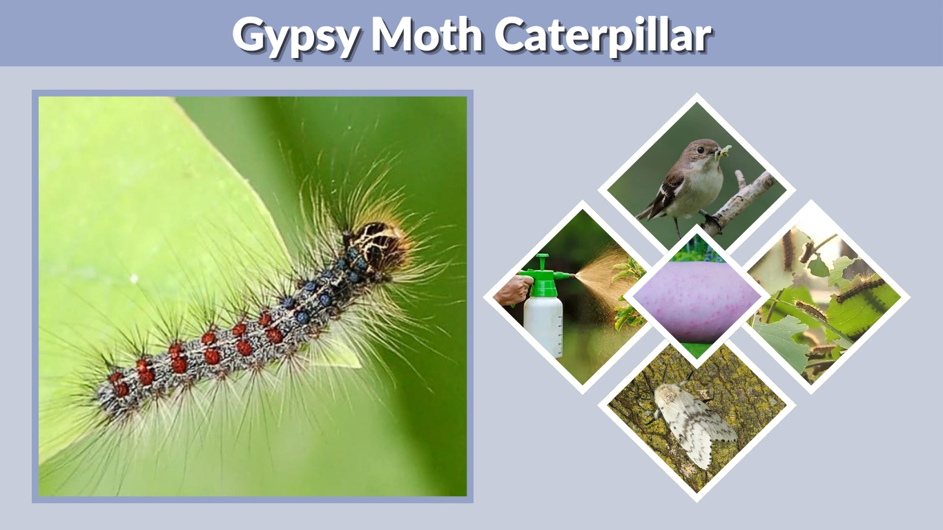 Gypsy Moth Caterpillar ID, Life Cycle, Damage and Control